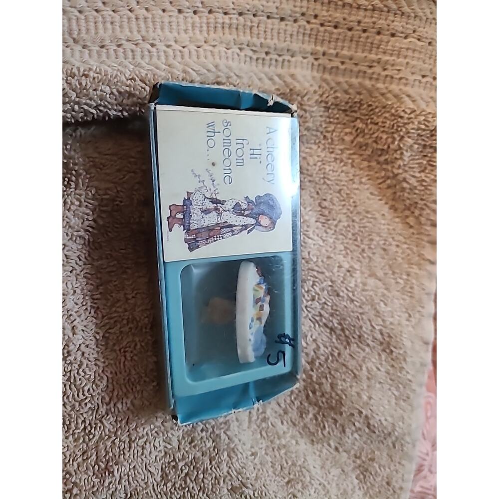 True Vintage Holly Hobby Brooch Pin Carlton Gifts Cheery Hi NIB New Retro